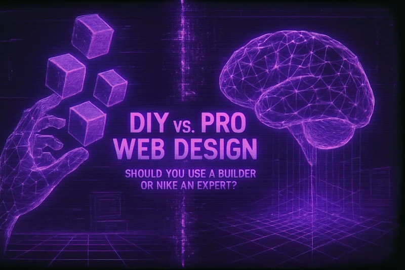 Cover image for DIY vs. Pro Web Design: Should You Use a Builder or Hire an Expert?