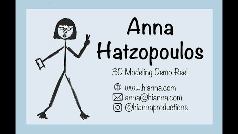 Cover image for Anna Hatzopoulos Demo Reel - YouTube