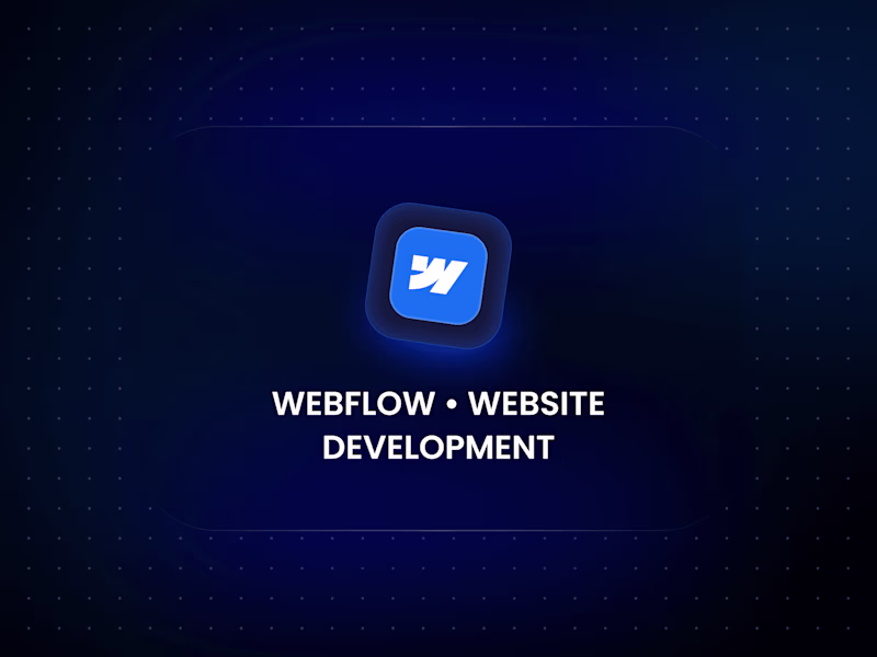 Cover image for Webflow • Website Development (6-8 Pages)
