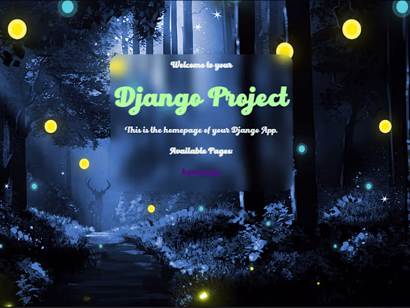 Cover image for Web development with python-Django/PHP 