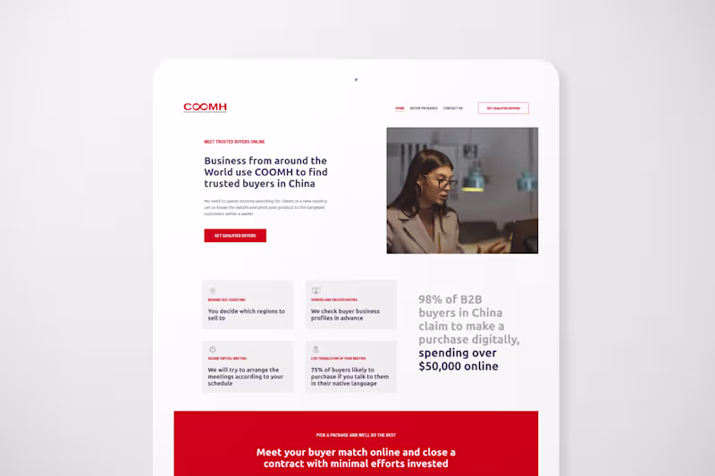 Cover image for Duda Website Template / 2018
