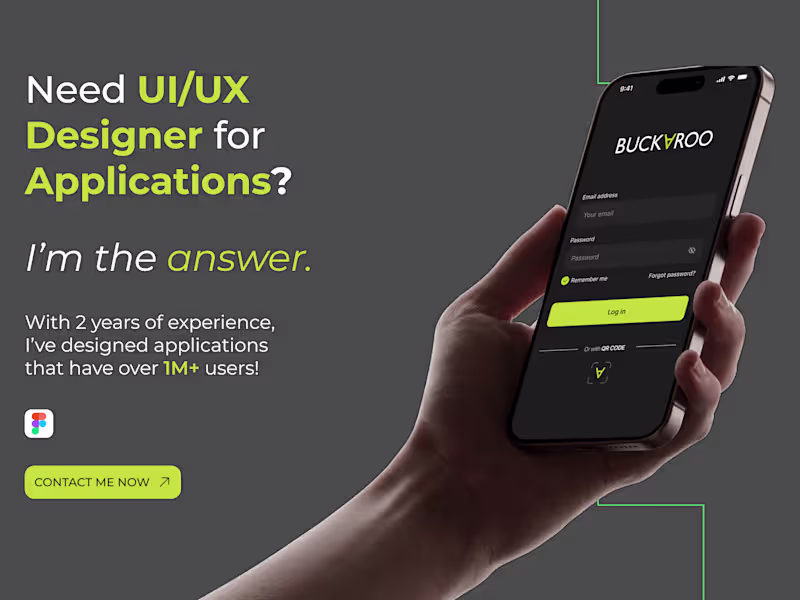 Cover image for Modern UI/UX App Design in Figma
