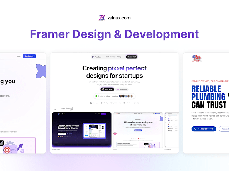 Cover image for Framer Website Design & Development