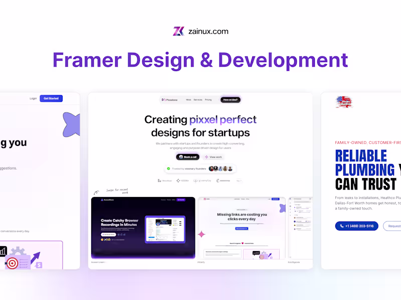 Cover image for High-Converting Framer Website Design & Development