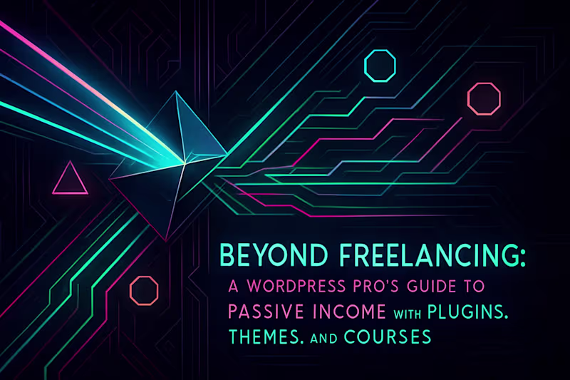 Cover image for Beyond Freelancing: A WordPress Pro's Guide to Passive Income with Plugins, Themes, and Courses