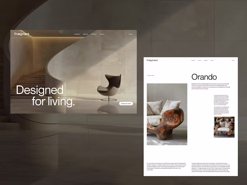 Cover image for Fraegment | Furniture | Conceptual Design