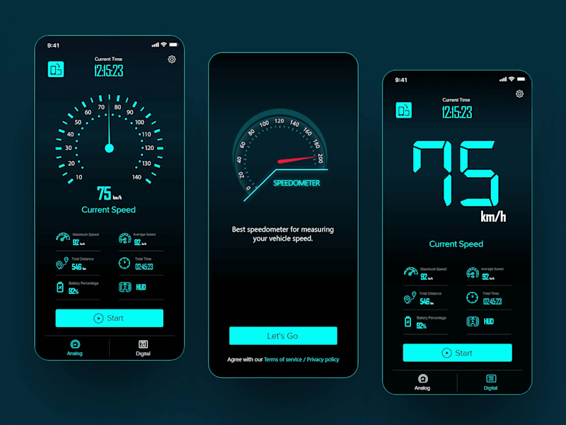 Cover image for SpeedTrack - Mobile App Design