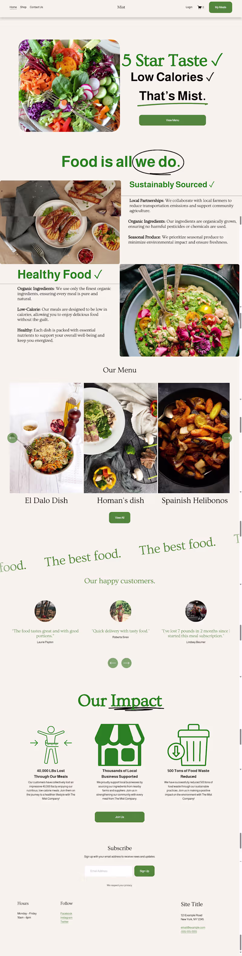 Cover image for Mist Foods