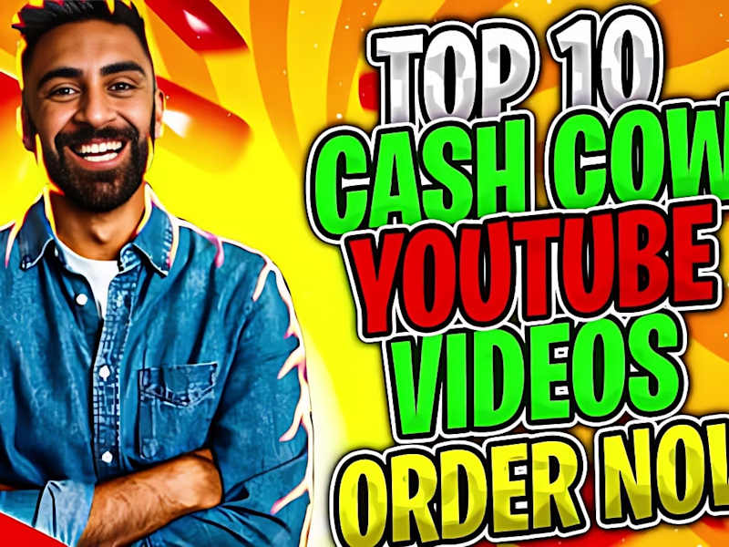 Cover image for Top 10 faceless cash cow videos, Video editing for YouTube 