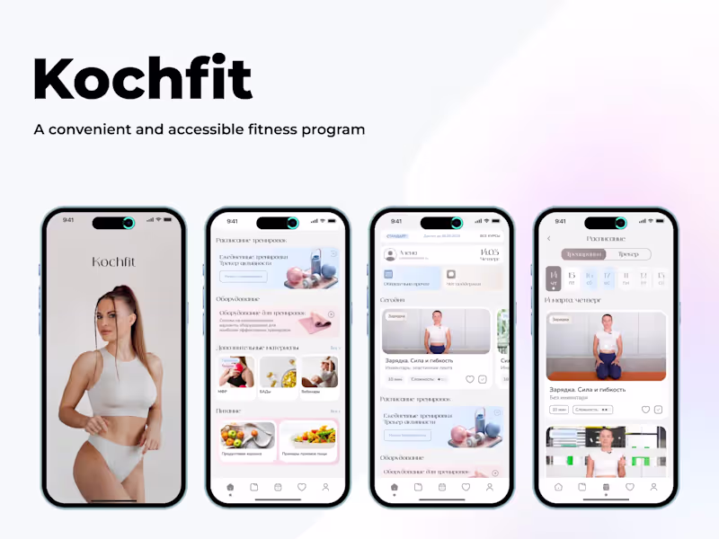 Cover image for Kochfit Mobile Fitness App Development
