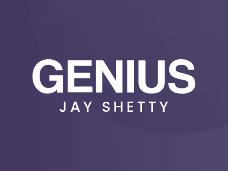 Cover image for Jay Shetty Genius Programme Script