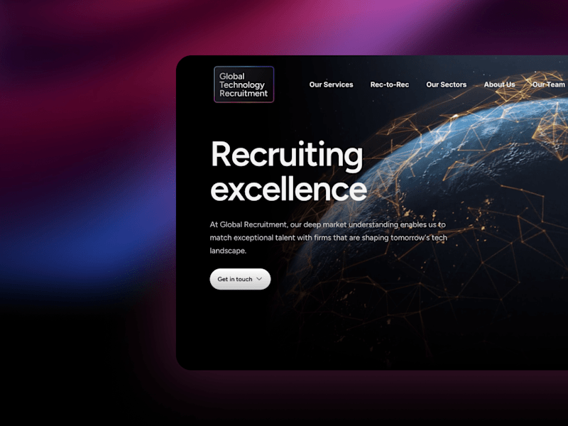Cover image for Slick Framer Website for Global Recruitment Agency