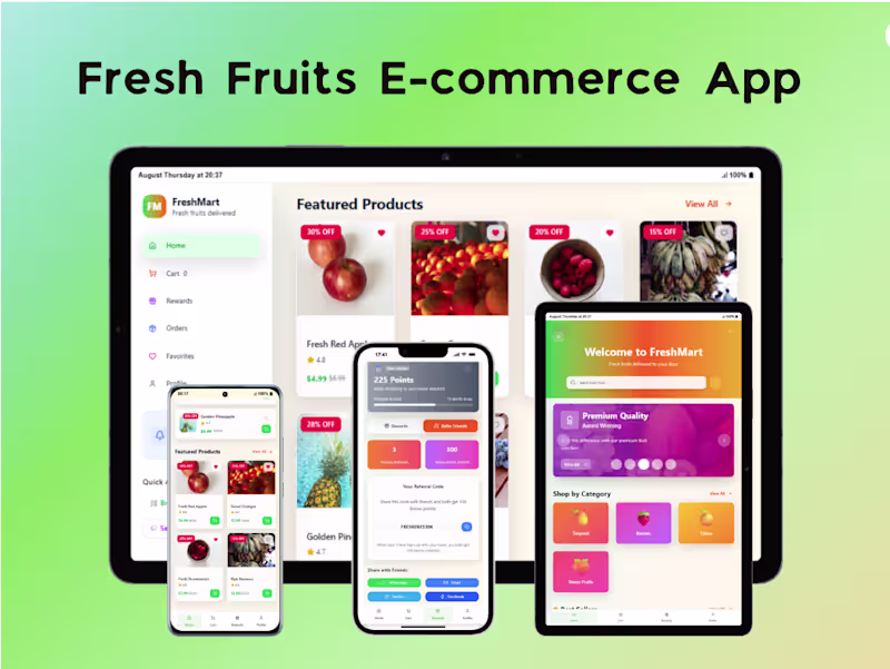 Cover image for I developed a cross-platform e-commerce
