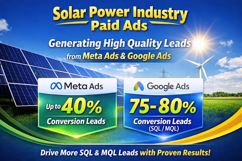 Cover image for Scaling Solar Energy Business with Performance Marketing