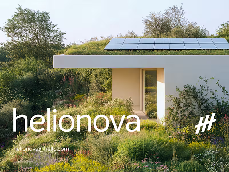 Cover image for Helionova Dutch Solar Energy Startup Branding and WebDesign
