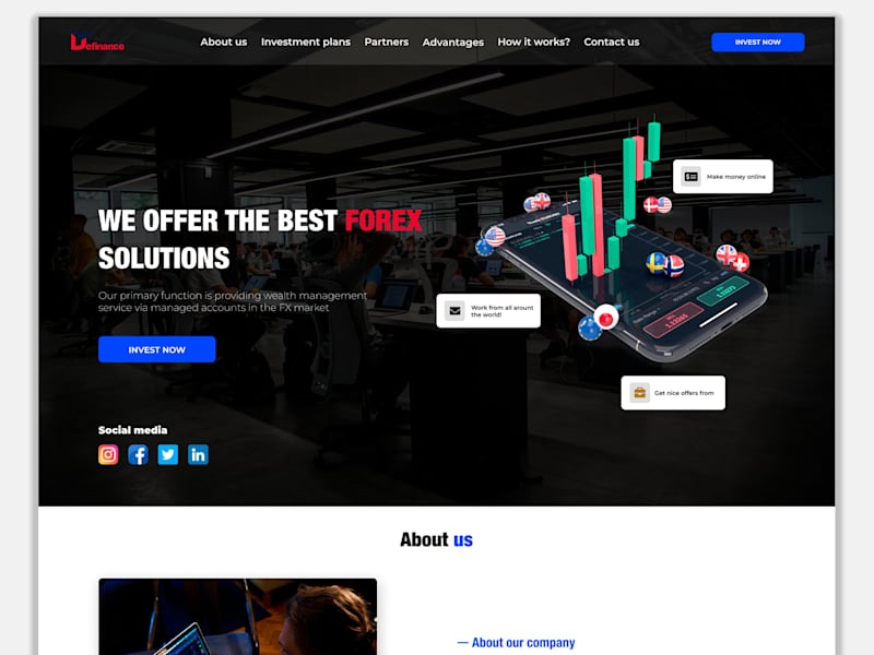 Cover image for Definance website design