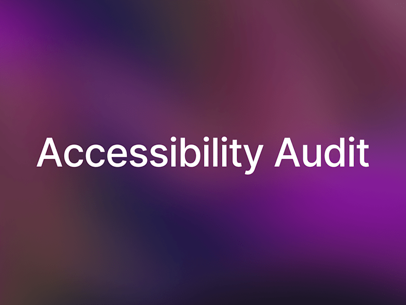 Cover image for Section 508 Trusted Tester Accessibility Audit