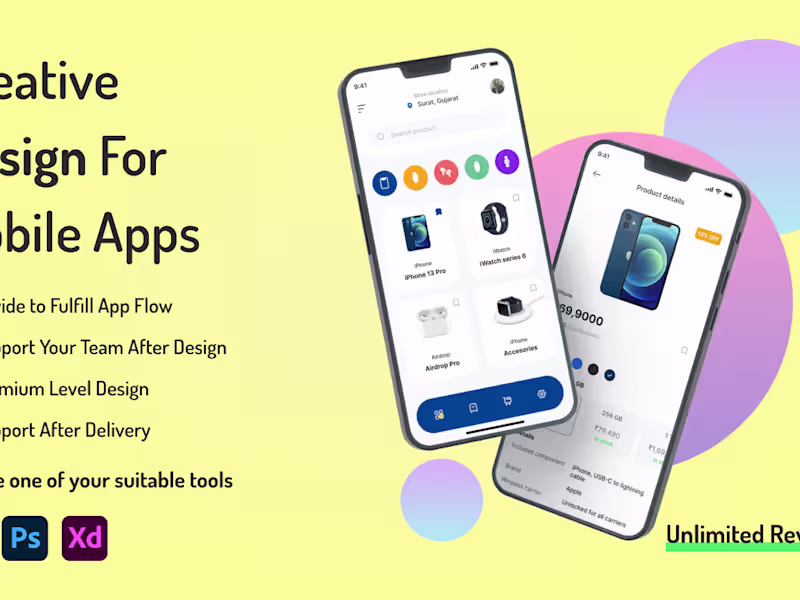 Cover image for Catchy and  Creative Mobile App Design