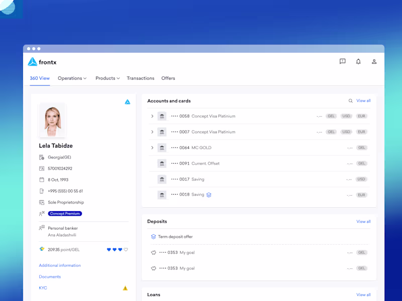 Cover image for Redesigned core platform for finTech enterprise with 15m+ user.