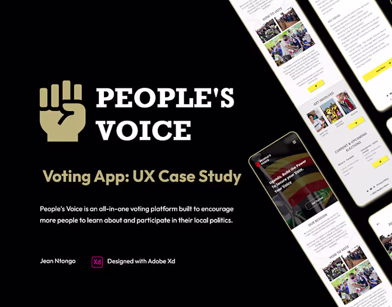 Cover image for People's Voice Voting App | Behance
