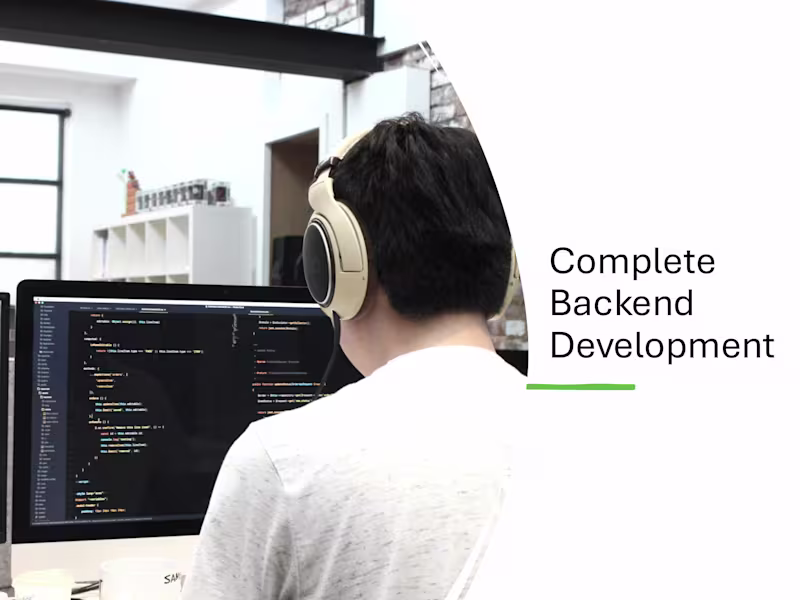Cover image for Complete Backend Solution for your Web or Mobile Application