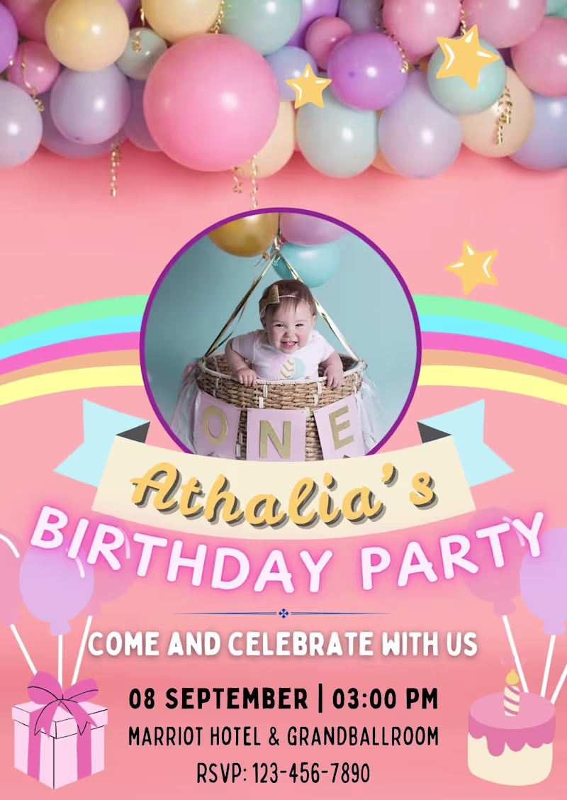 Cover image for Birthday Invitation