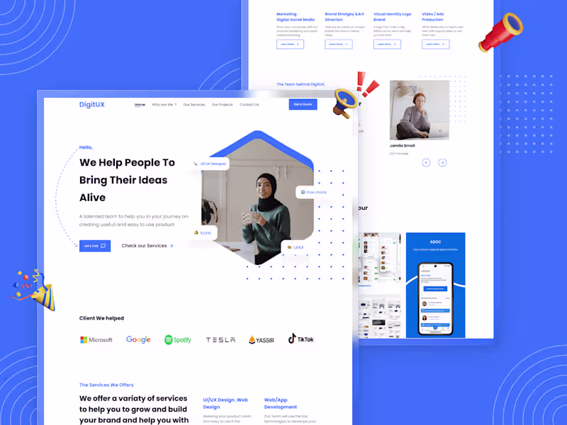 Cover image for DIGITUX A digital agency