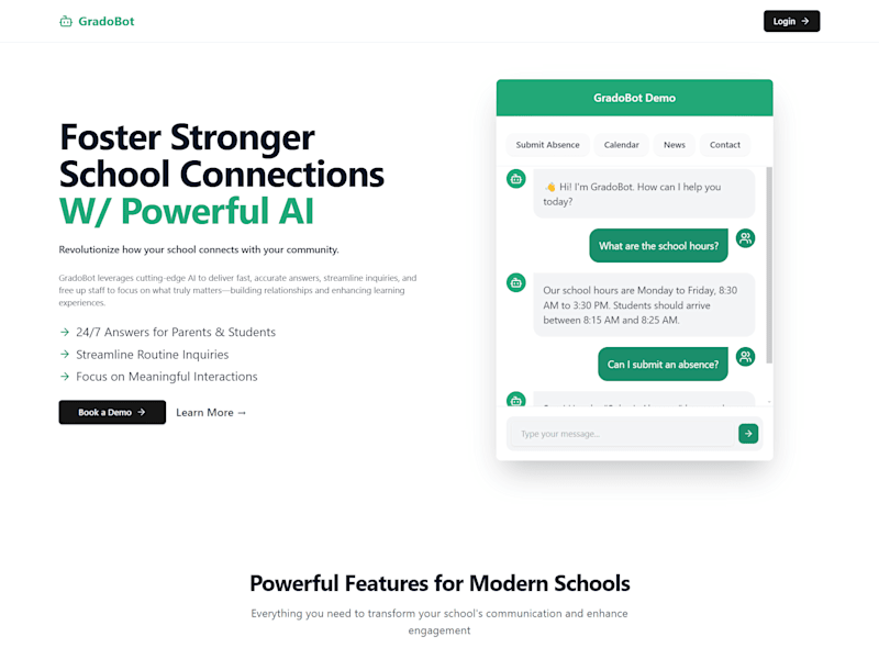 Cover image for Modern AI-Driven Communication Tool for Schools