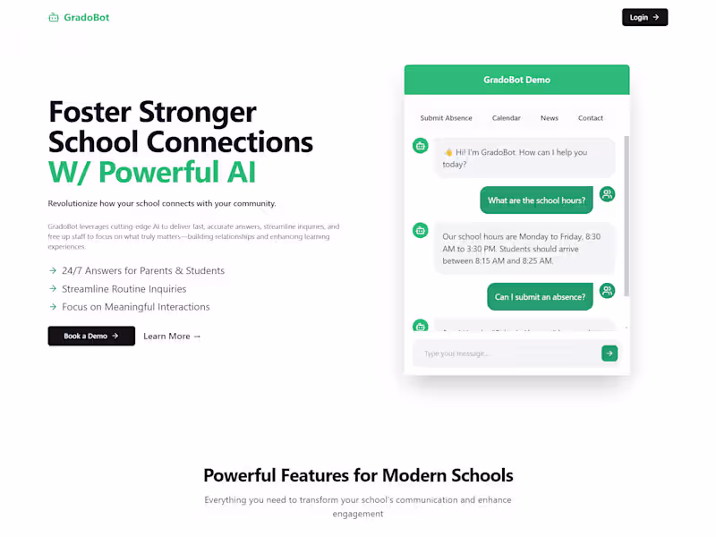 Cover image for Modern AI-Driven Communication Tool for Schools