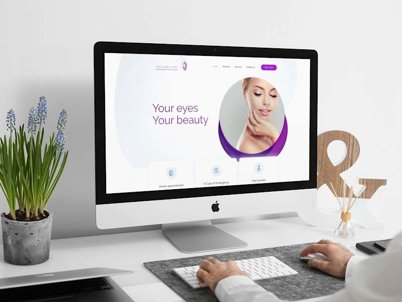 Cover image for Full Stack web design and development for Eye Care Clinic