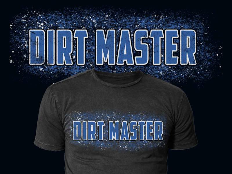 Cover image for Dirt Master Grunge Tee Design