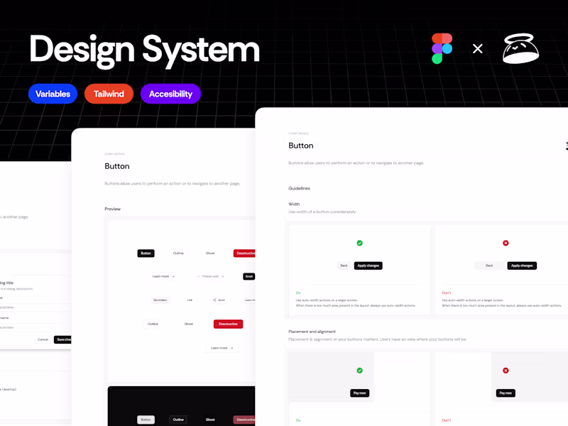 Cover image for An extensive design system
