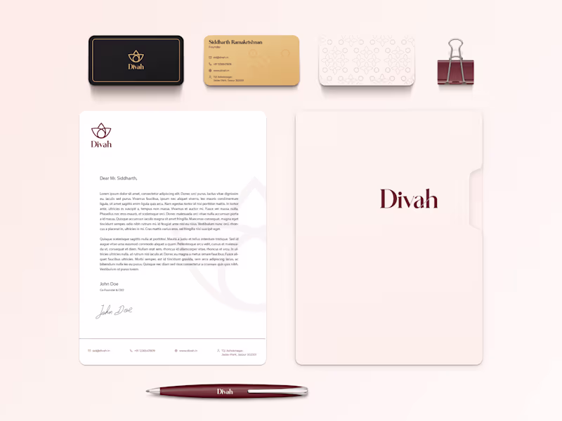 Cover image for Divah Brand Identity