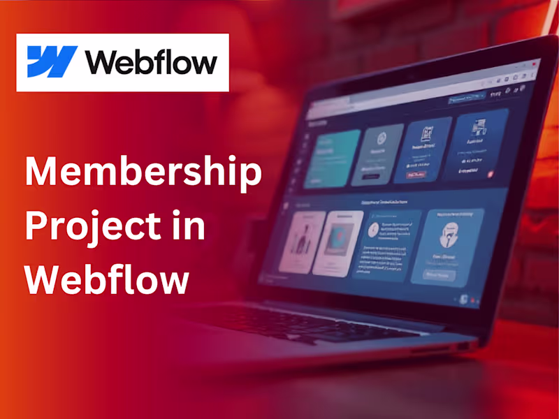 Cover image for Membership Project in Webflow