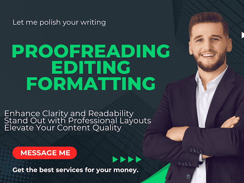 Cover image for Proofreading, Copy Editing & Formatting Specialist