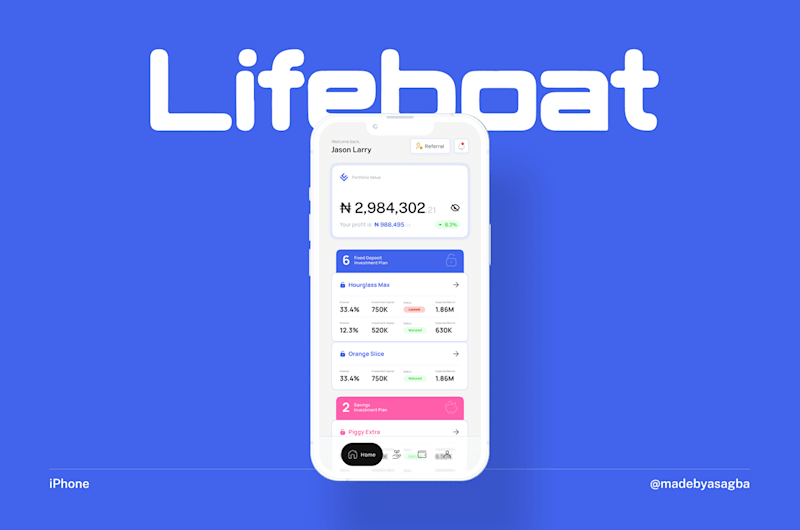 Cover image for Investment App - Lifeboat