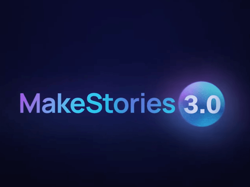 Cover image for Intro Video for MakeStories 3.0