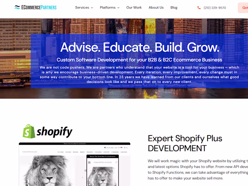 Cover image for Shopify, BigCommerce, Magento Development Agency - Ecommerce Pa…