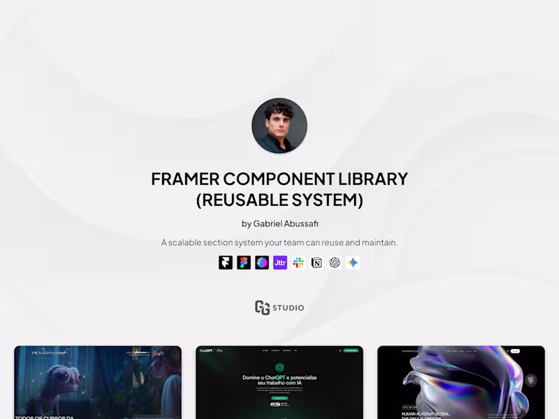 Cover image for Framer Component Library Setup