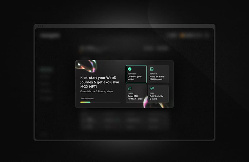 Cover image for Product design for a crypto startup building DEX 