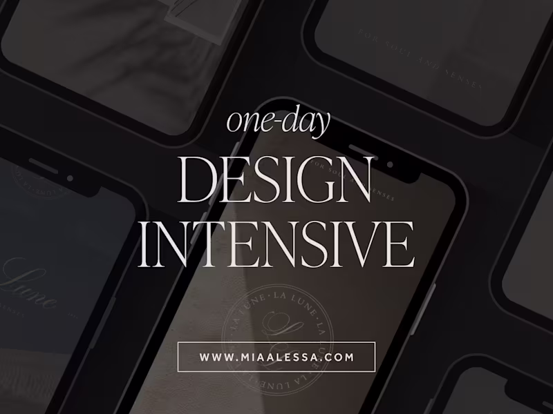 Cover image for One-Day Design Intensive