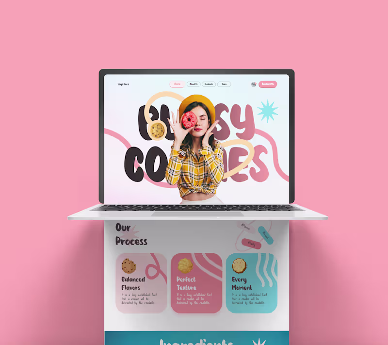 Cover image for Cookie Website UI Design
