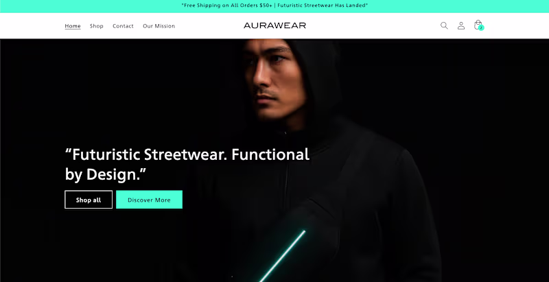 Cover image for AURAWEAR Client Website