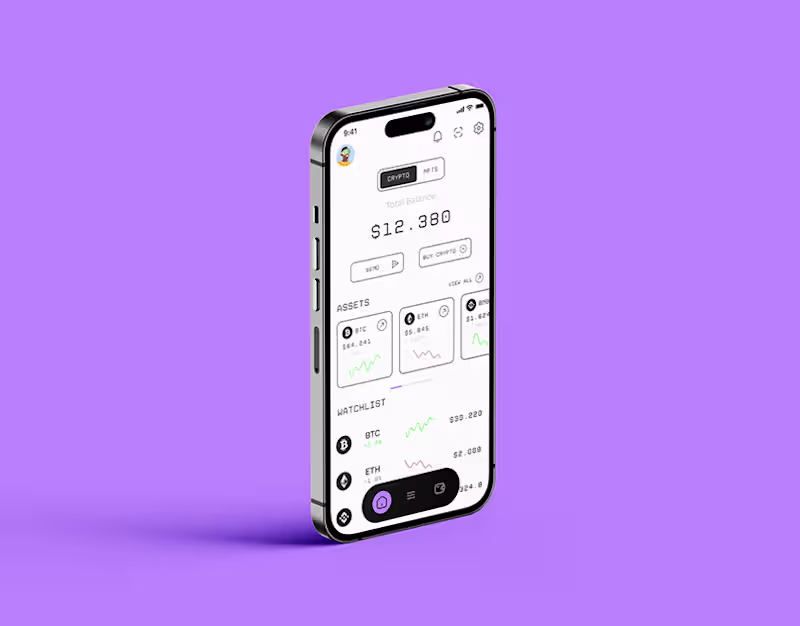 Cover image for Crypto exchange app | VOX | UI UX Design