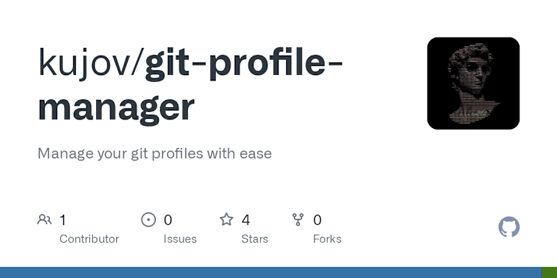 Cover image for GitHub - kujov/git-profile-manager: Manage your git profiles wi…
