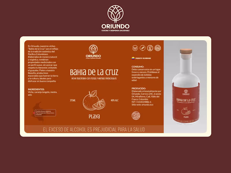 Cover image for Oriundo Healthy Food Packaging & Graphic Design