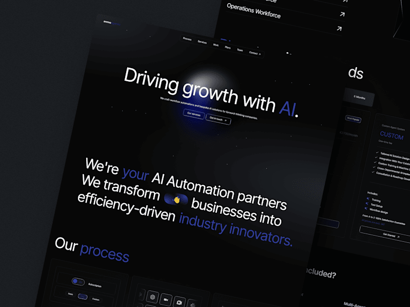 Cover image for Anmoagentic website customisation using template