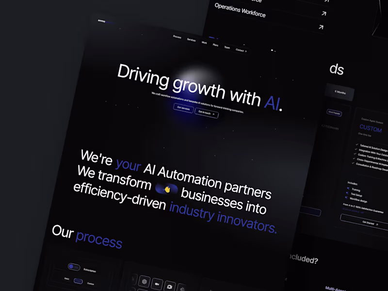 Cover image for Anmoagentic website customisation using template