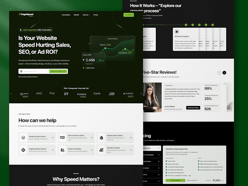 Cover image for Agency Website Revamp : UI/UX + Web Dev + Custom Illustration