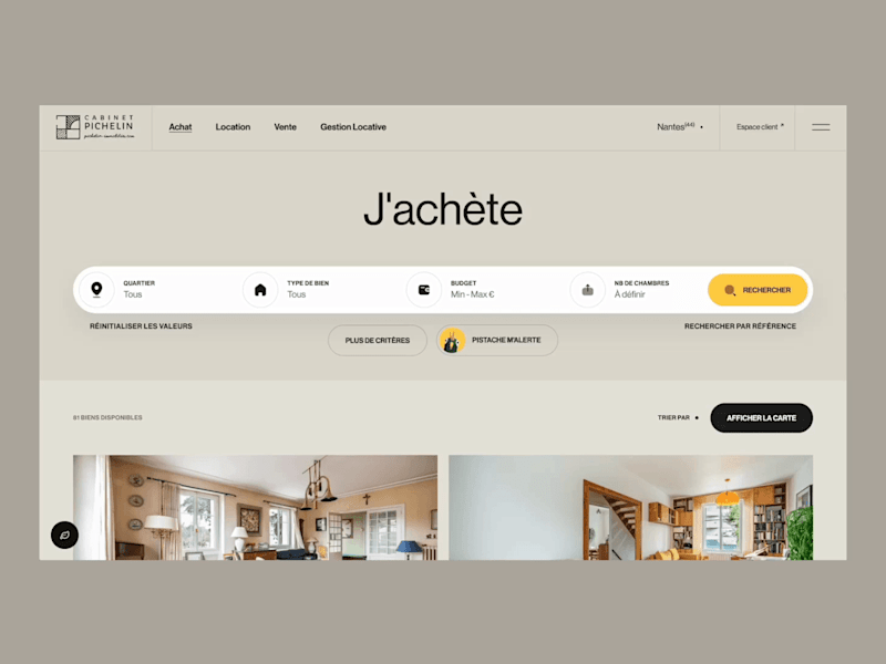 Cover image for Pichelin Website design